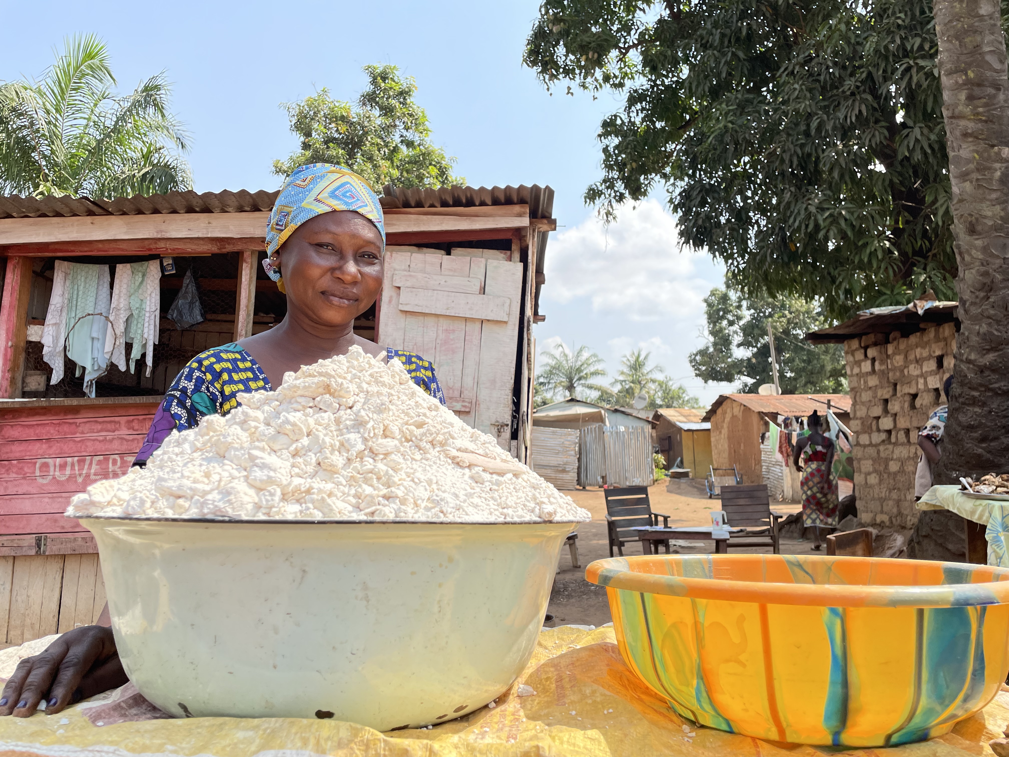 Kvinde i landby i CAR