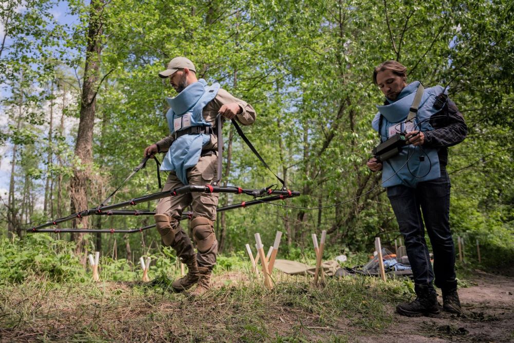 Minerydning i Ukraine