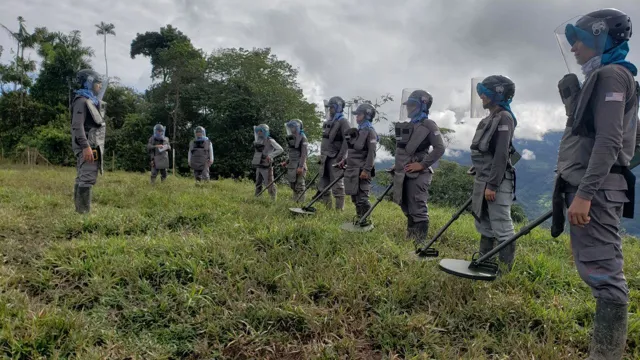 Minerydning i Colombia